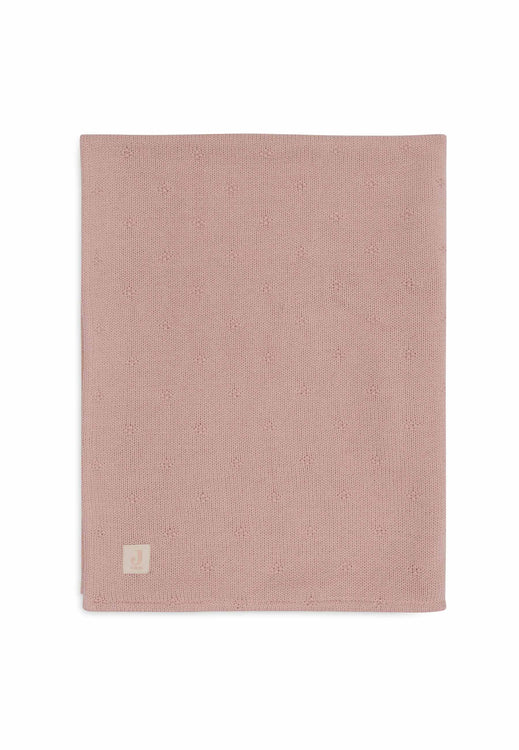 Decke Wiege 75x100cm Cosy Knit - Wild Rose/Velvet