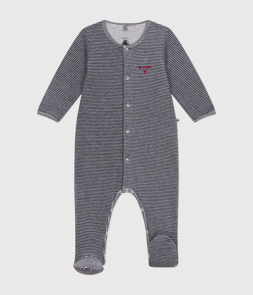 Baby-Pyjama aus Velours