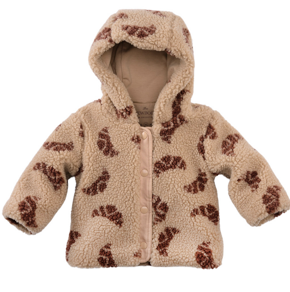 Teddyjacke mit Halbmonddruck Billy-Toffee (Größen