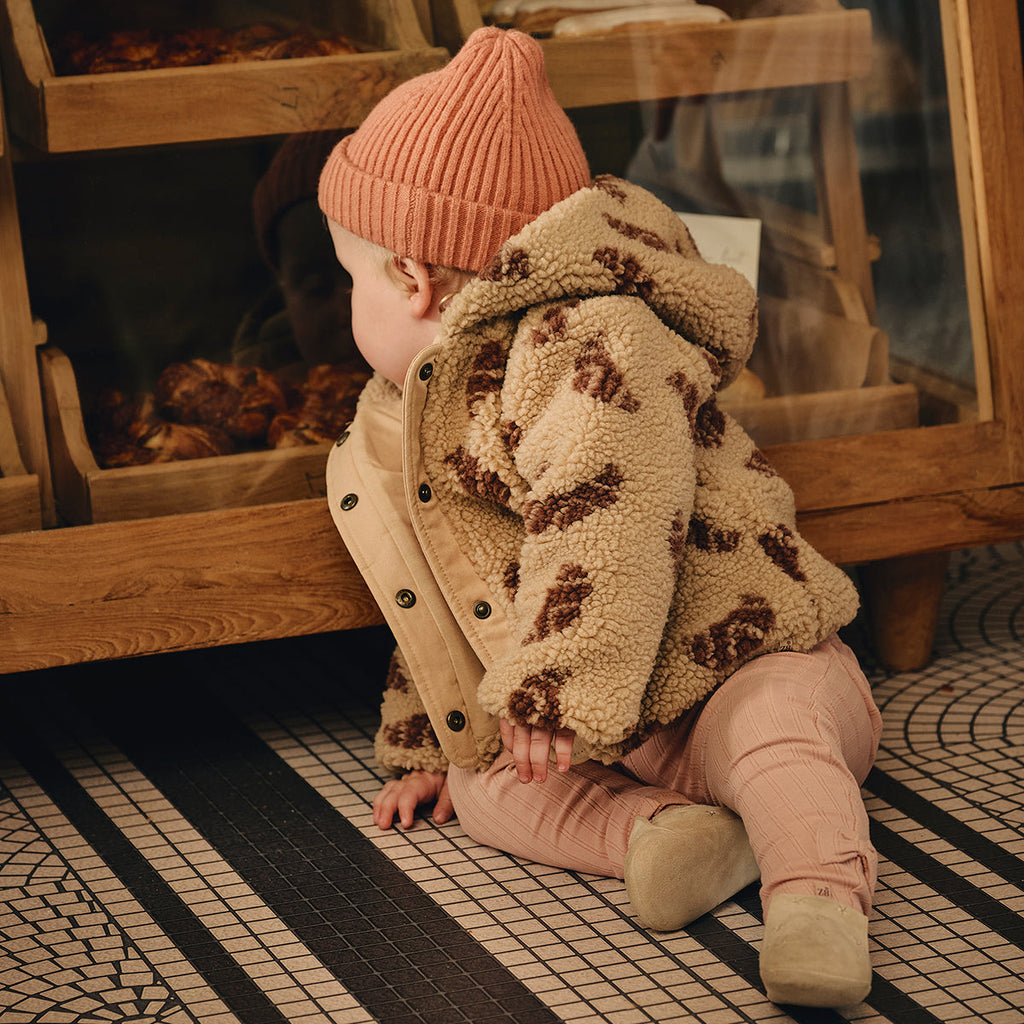 Teddyjacke mit Halbmonddruck Billy-Toffee (Größen