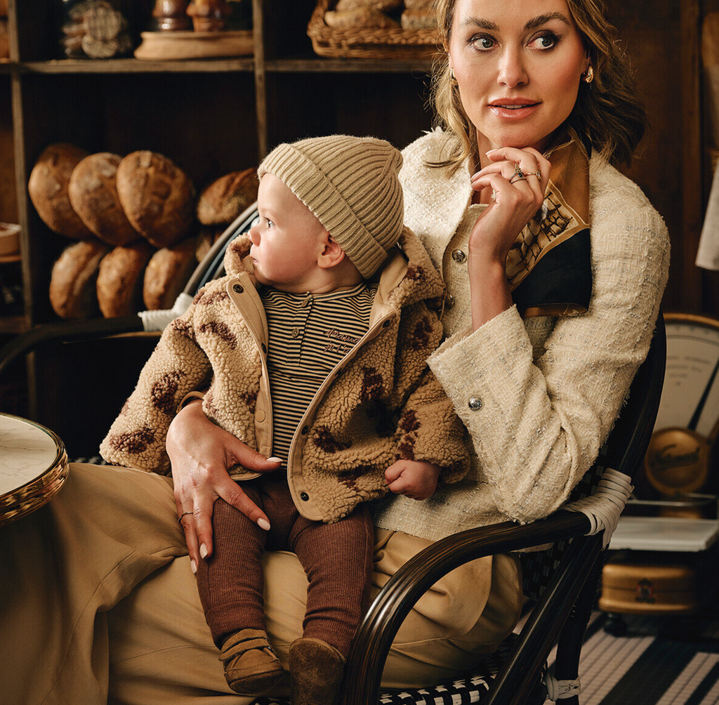 Teddyjacke mit Halbmonddruck Billy-Toffee (Größen