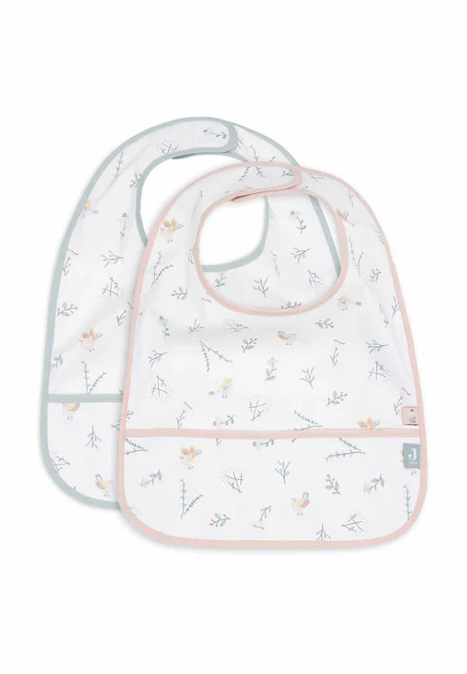 Waterproof bib - Lovely Birds (2pack)