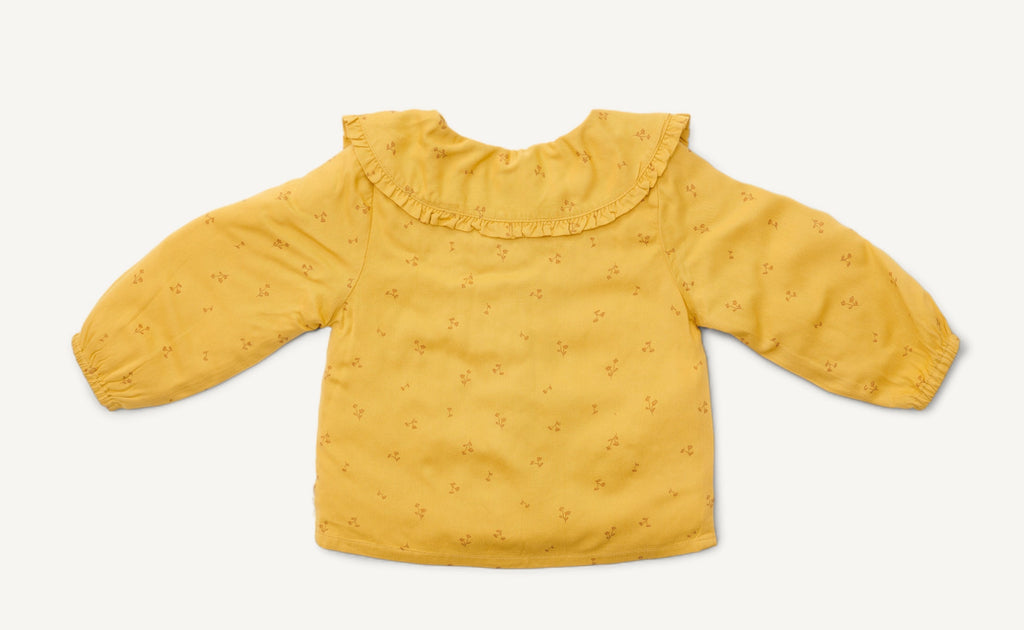 Flower blouse - Yellow Blooming Flower (sizes 74-104)