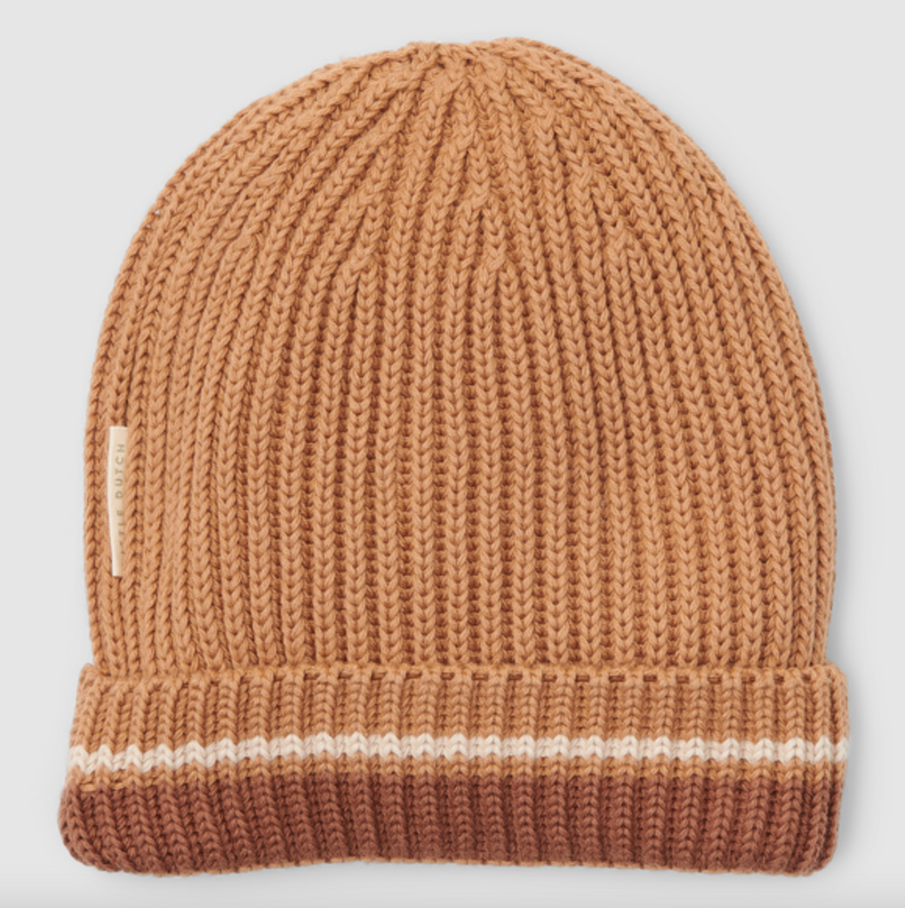 Brown knitted hat (sizes 74-104) - Hat