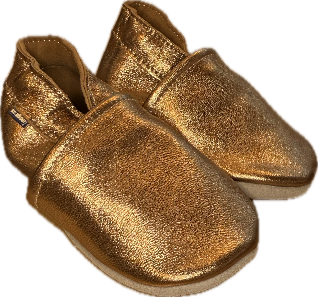 Chaussures en cuir Softbaby - Gold - Chaussures