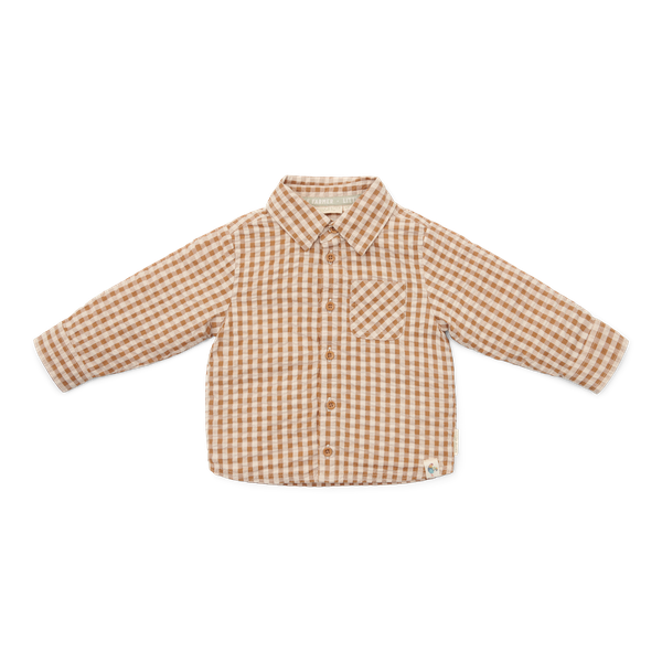 Chemise Brown Check (tailles 74-104) - chemise