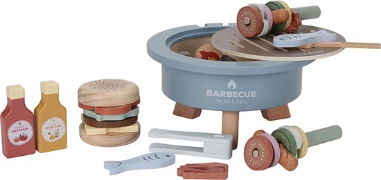 Ensemble de Jouets de barbecue en bois - Jouets en bois