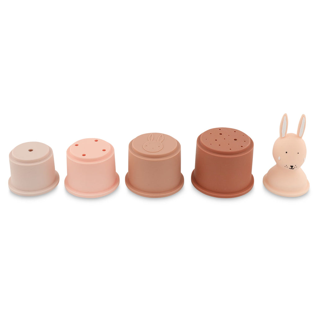 Stackable tumblers 5 pcs - Mrs. Rabbit