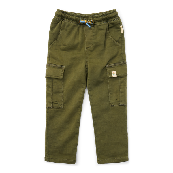 Dark Green cargo joggers (sizes 74-104) - Pants