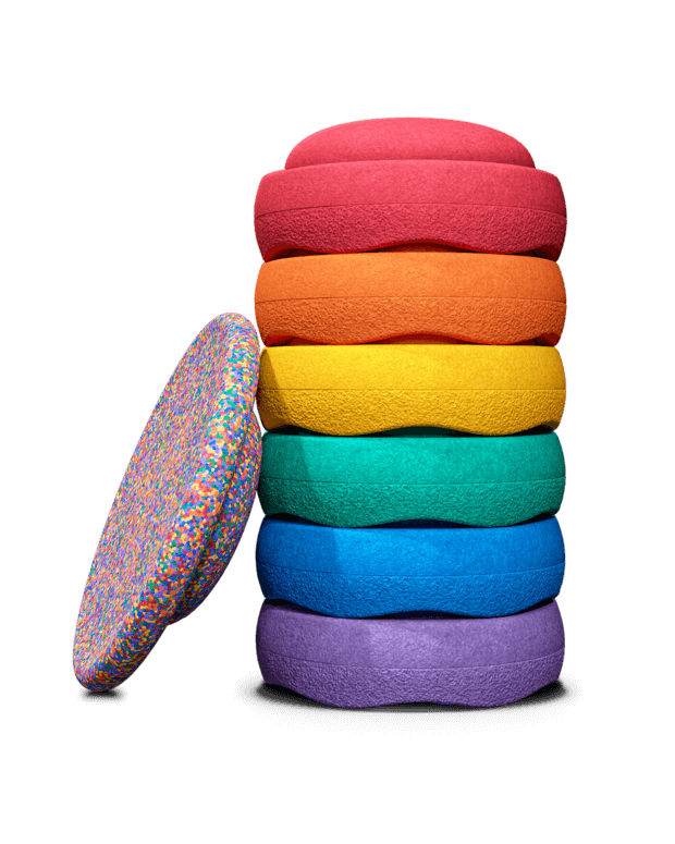 Stacked stones - Rainbow Set classic Stapelstein® -