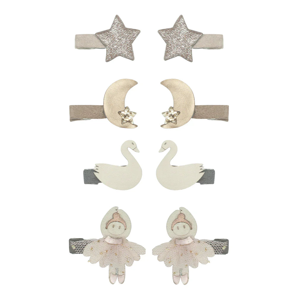 Hair clips - Swanlake mini clips