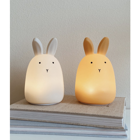 Winston Rabbit nightlight - dark pink - Bain