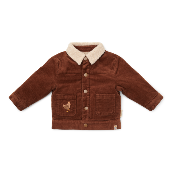 Brown/Sand reversible jacket (sizes 74-104) - jacket