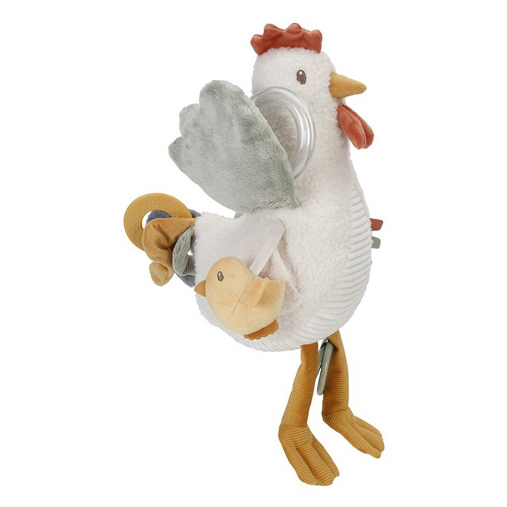 Activités poulet 25cm Little Farm - jouet d’activité