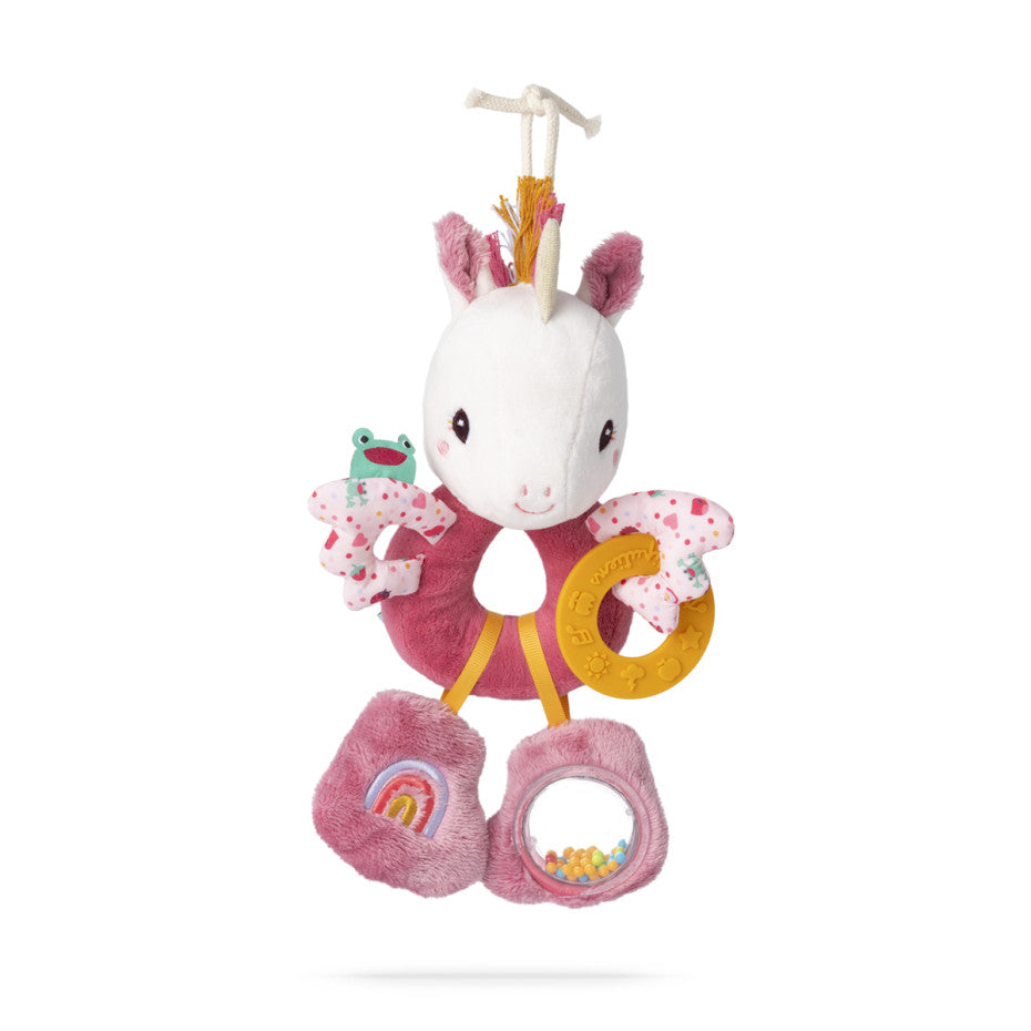 Anneaux multi-activités Lena la licorne - hochet