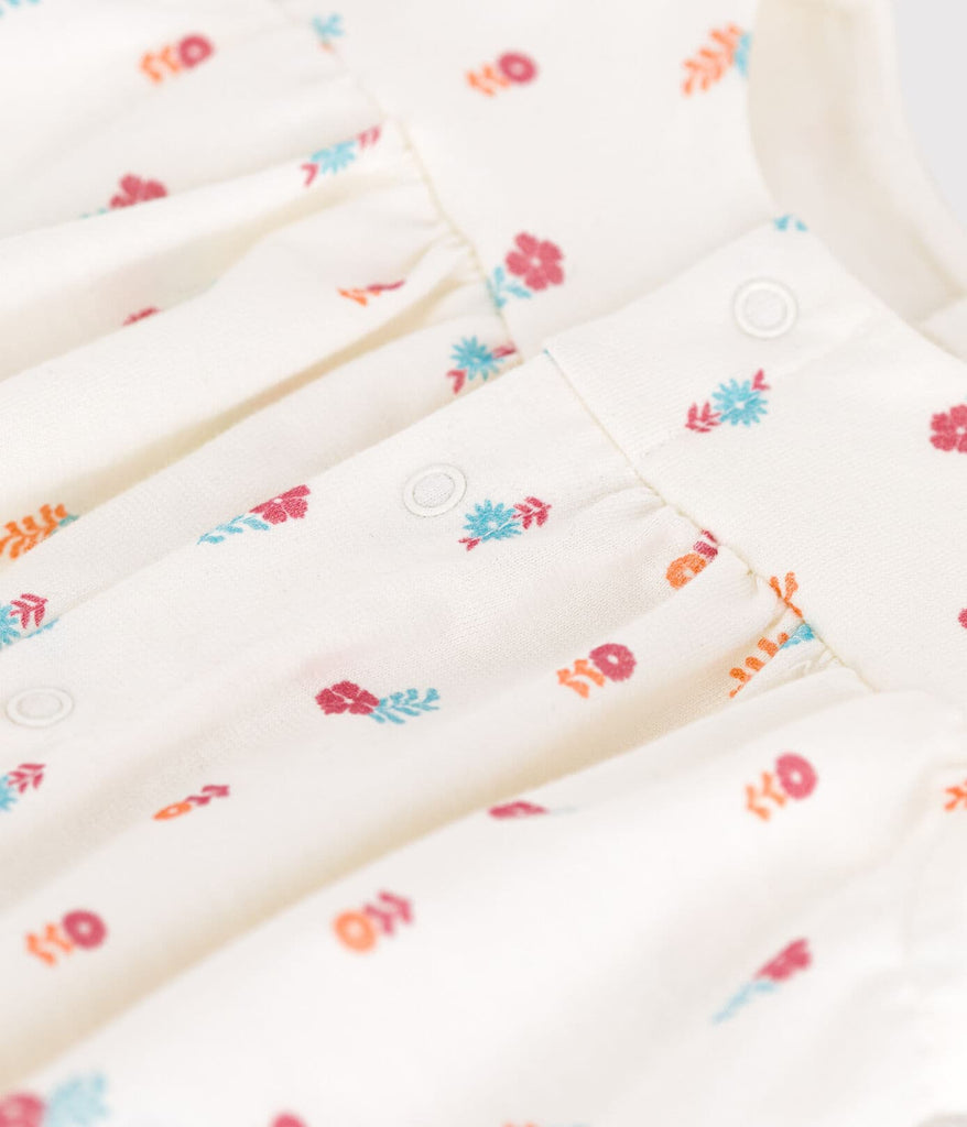 Barboteuse bébé - petites fleurs champêtres (divers