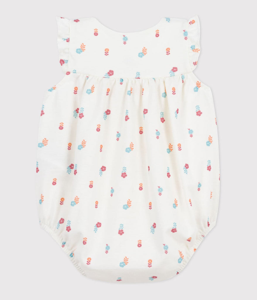 Barboteuse bébé - petites fleurs champêtres (divers