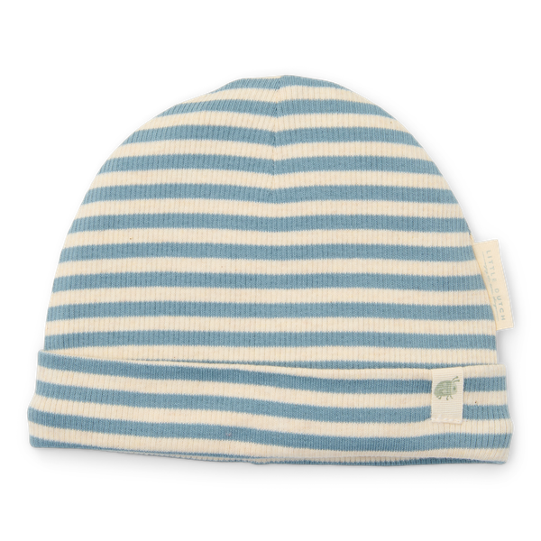 Bonnet bébé - Stone Blue Stripe (divers tailles) - Bonnet