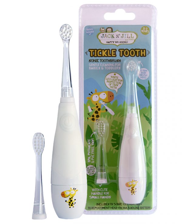 Brosse à dent électrique lumineuse jusque 3 ans - Soin bébé