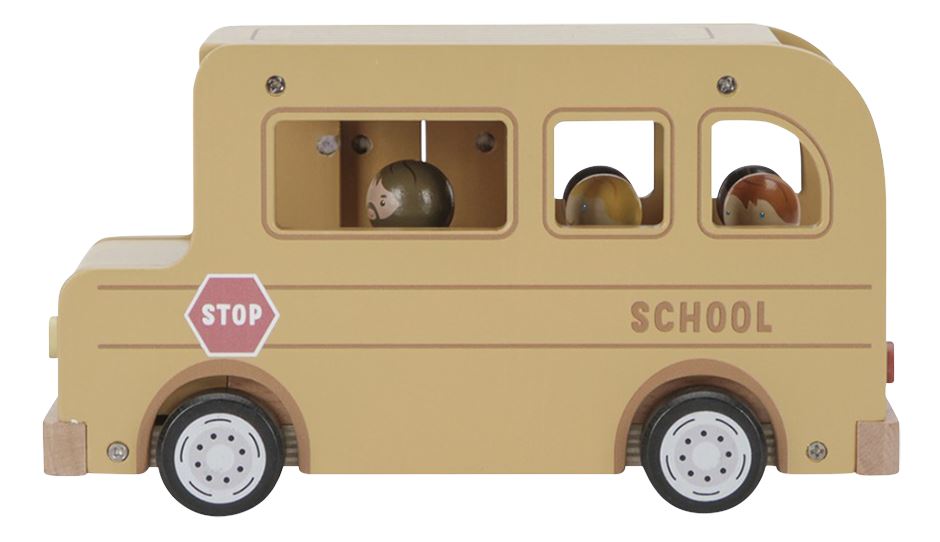 Bus scolaire avec figurines - Jouets en bois