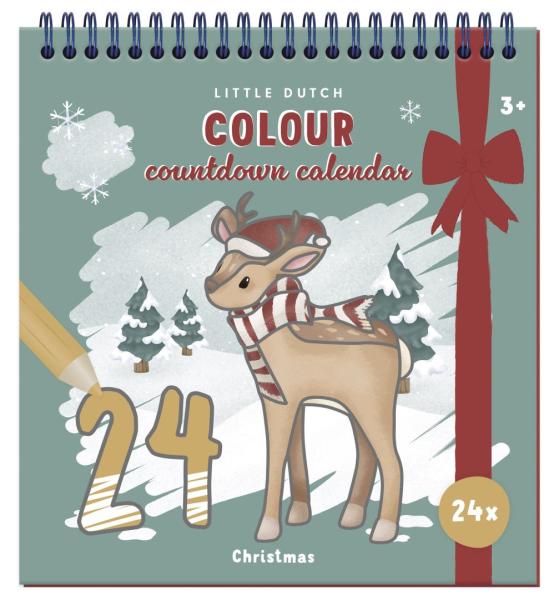 Calendrier de l’Avent à colorier de Noël - collier