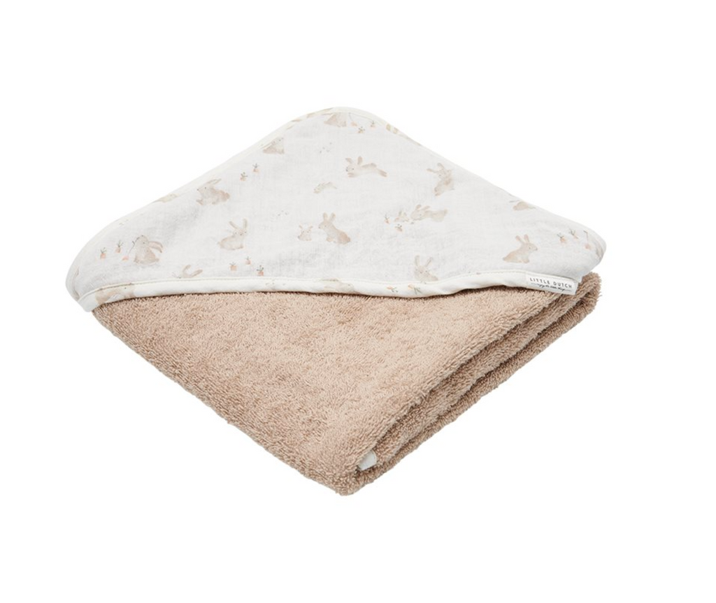 Cape de bain mousseline Baby Bunny - 75 x 75 cm - cape