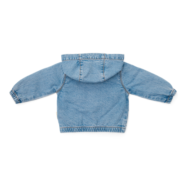 Cardigan à capuche Denim (tailles 74-104) - Little Dutch