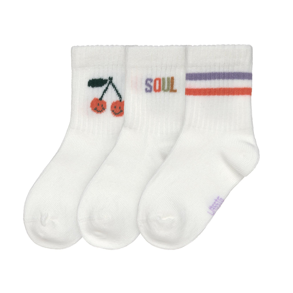 Tennissocken (3 Stück) - Little Gang Kirsche (Größen)