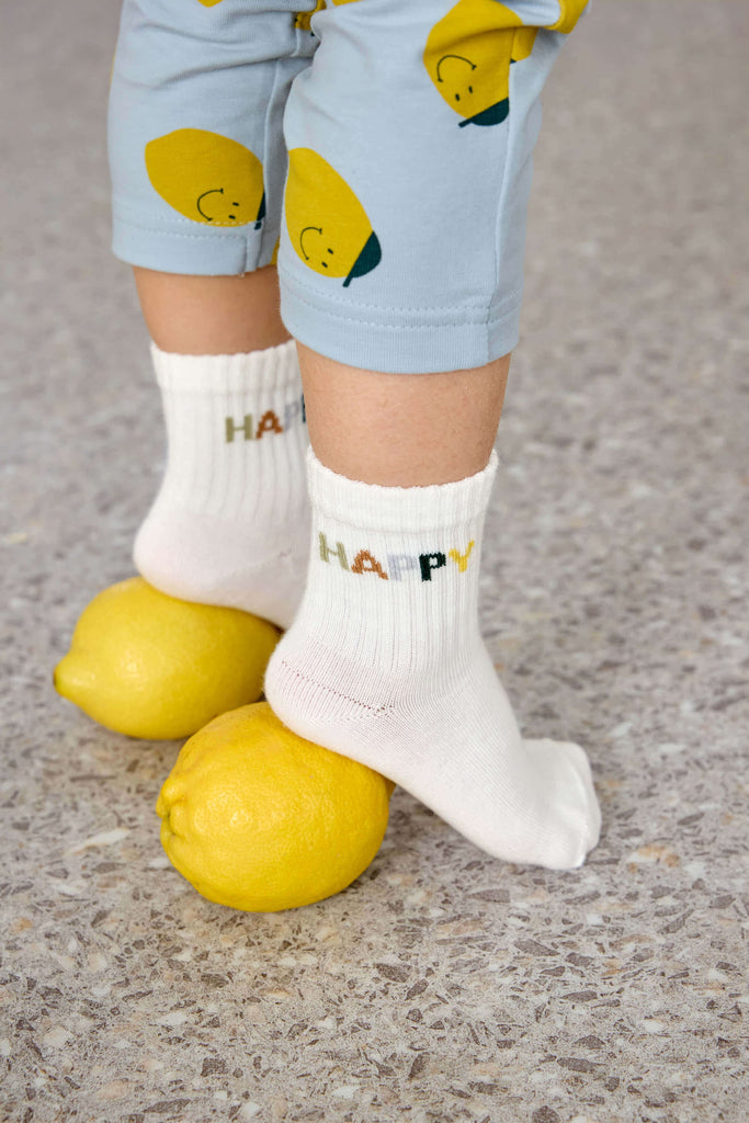 Tennissocken (3 Stück) - Little Gang Citron (Größen)
