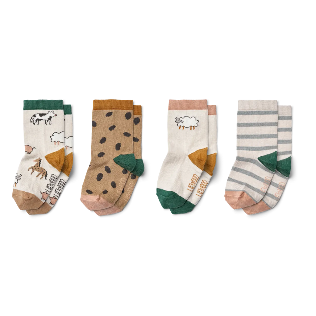 Chaussettes Silas (4 pcs.) - Farm Sandy - chaussettes