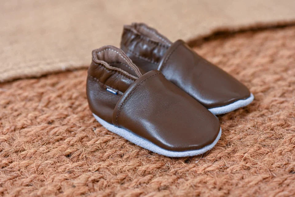 Chaussures en cuir Softbaby - Brown