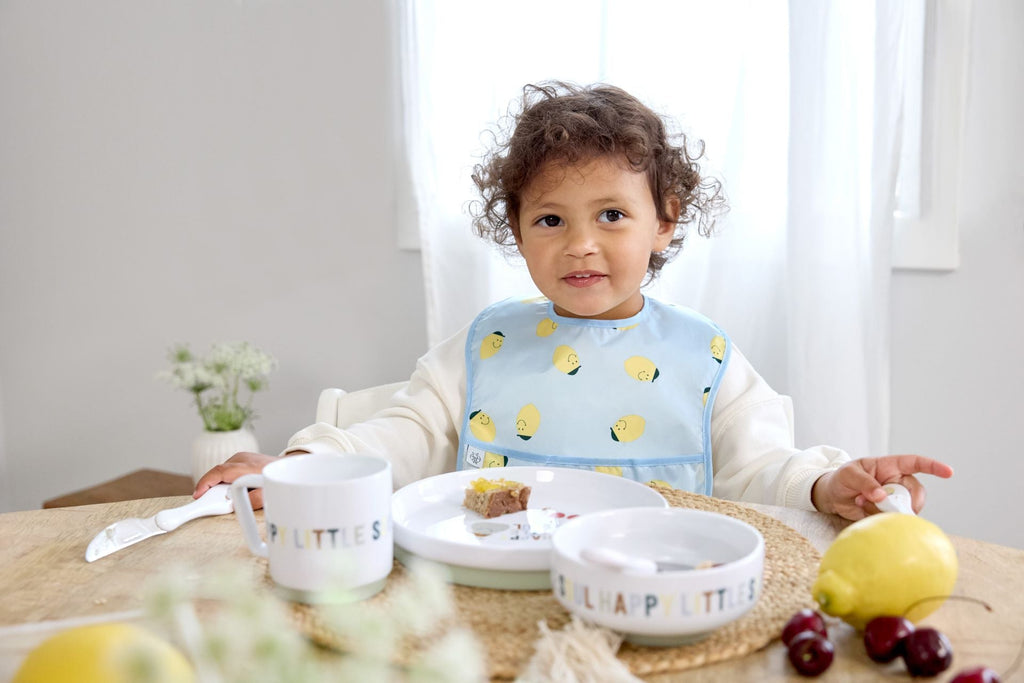 Coffret repas en porcelaine enfants - Happy Fruits Citron