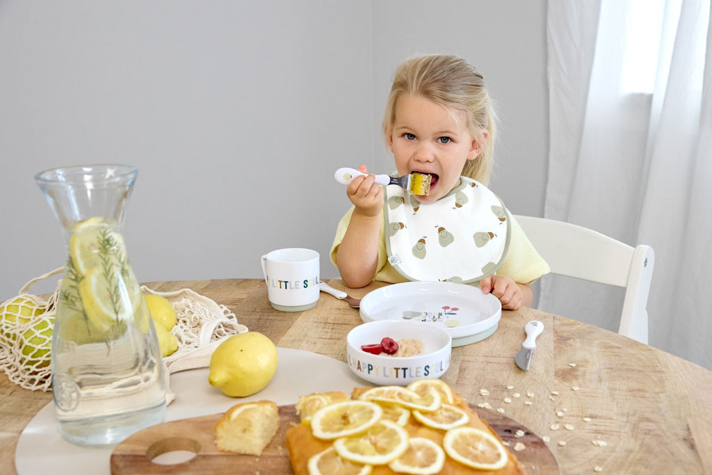 Coffret repas en porcelaine enfants - Happy Fruits Citron