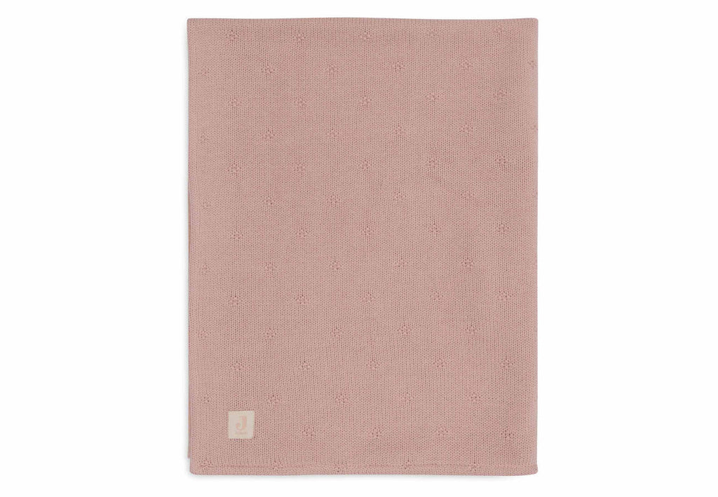 Couverture Berceau 75x100cm Cosy Knit - Wild Rose/Velvet