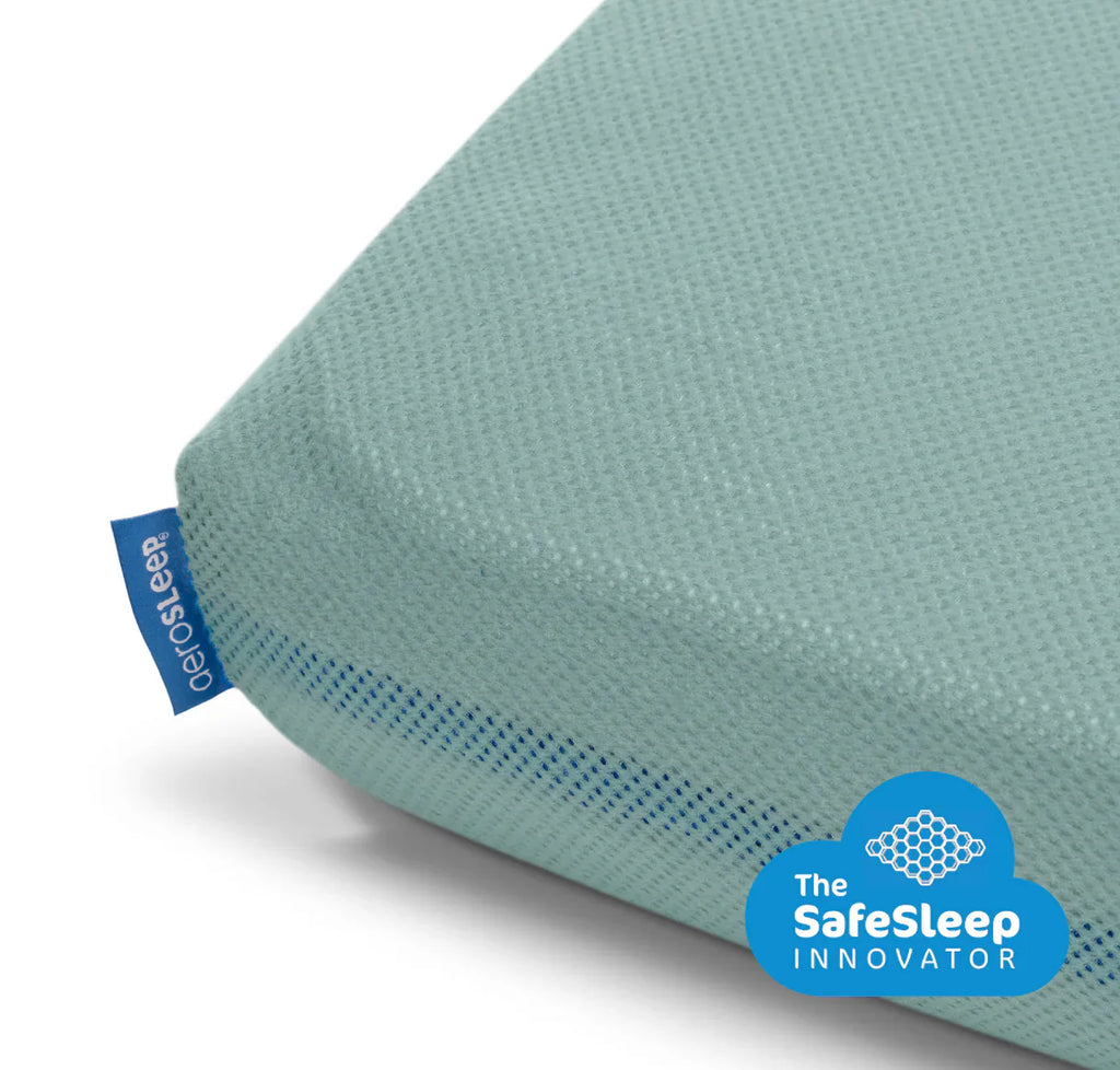 Drap-housse AeroSleep® SafeSleep - 60x120cm - menthe