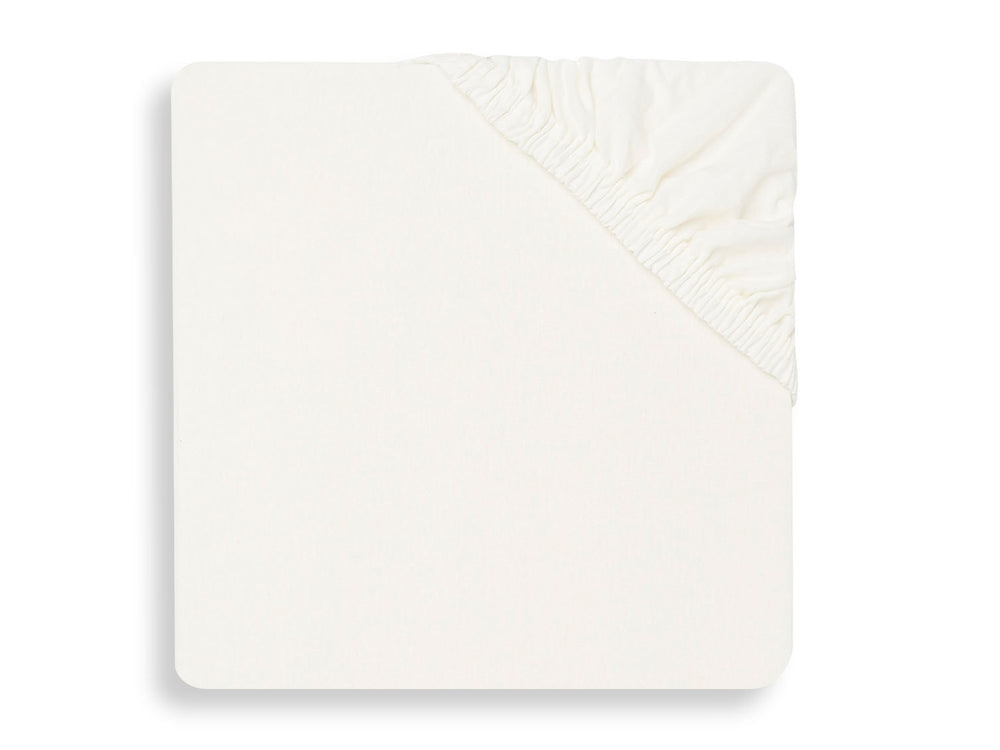 Drap-housse Jersey matelas de parc 75x95cm - Ivory - drap