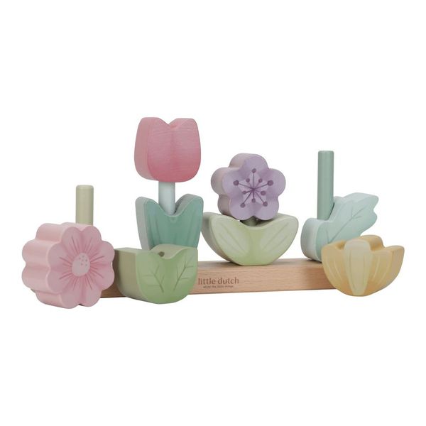 Fleurs à empiler - Fairy Garden - Jouets en bois