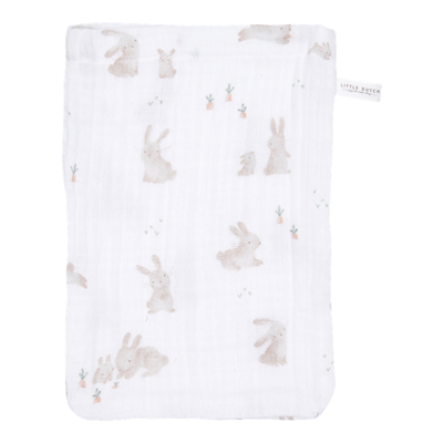 Gants de toilette Lot mousseline - Baby Bunny / Beige