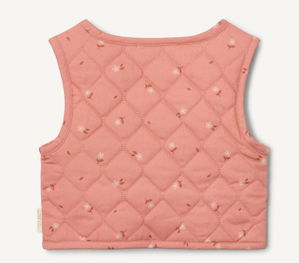 Gilet sans manches réversible - Sand / Rose Blooming