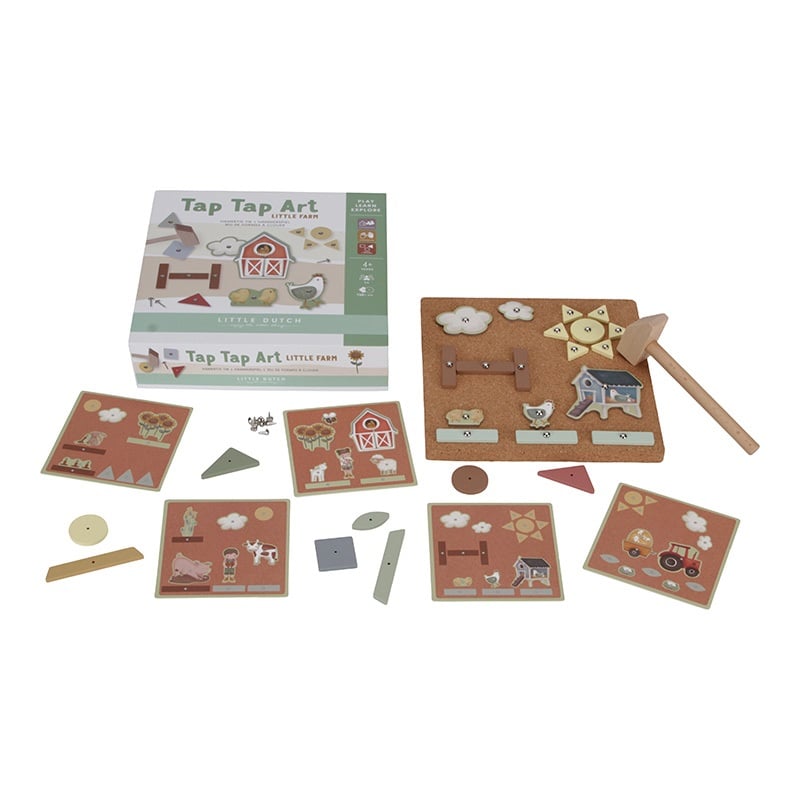 Jeu de Formes a Clouer Little Farm - Toys