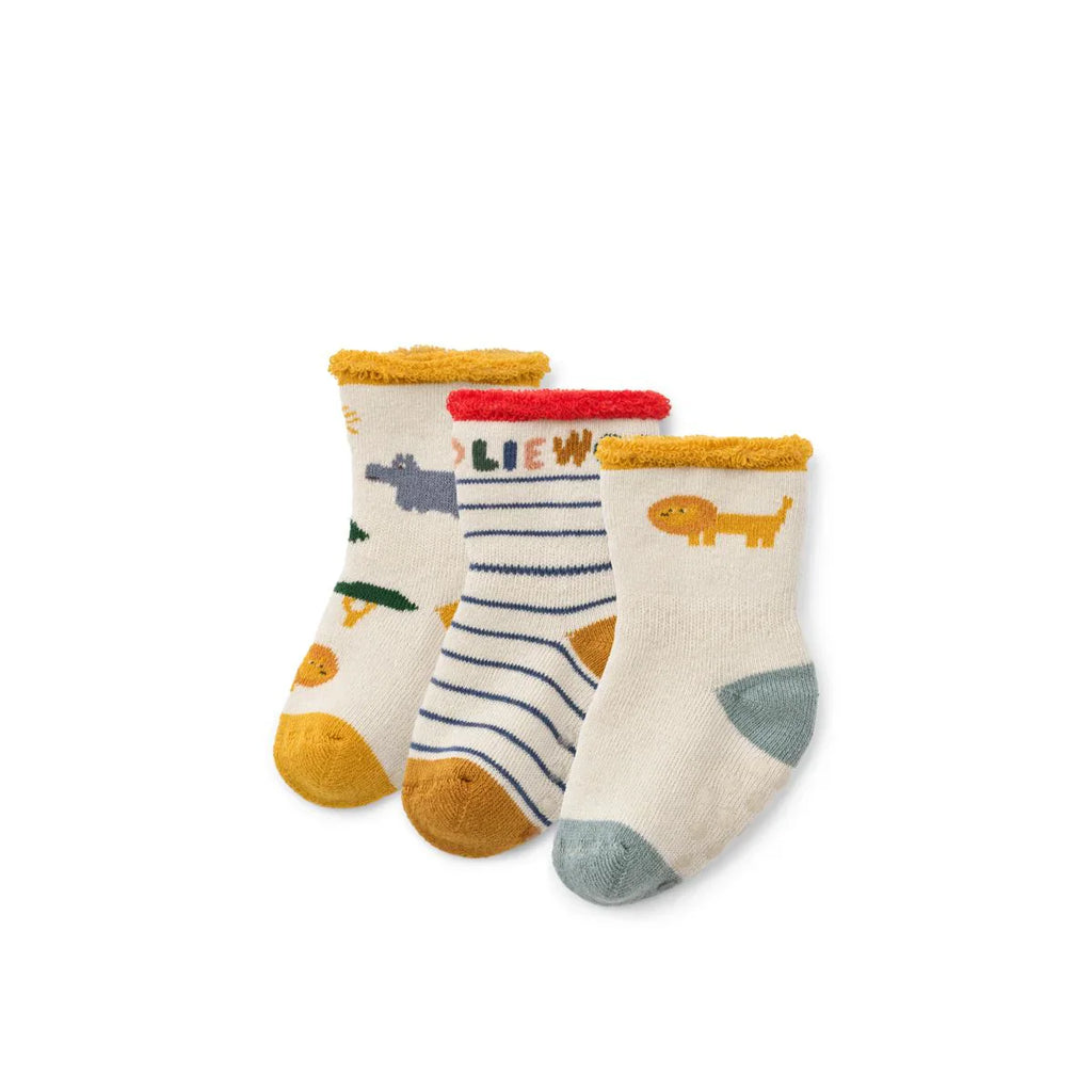 Lot de 3 paires de Chaussettes Bébé Eloy - Safari/ Sandy