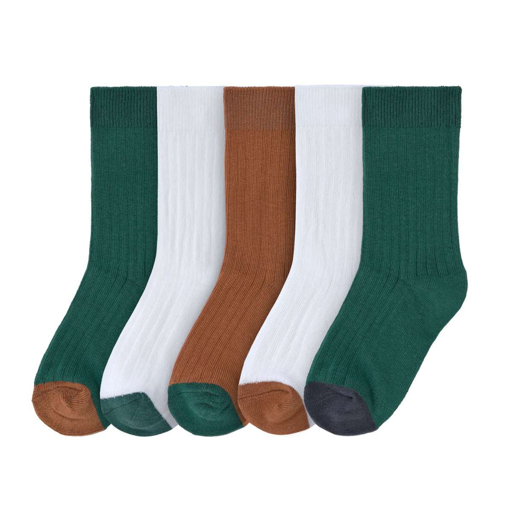 5er-Pack gerippte Socken – Little Gang Ocean