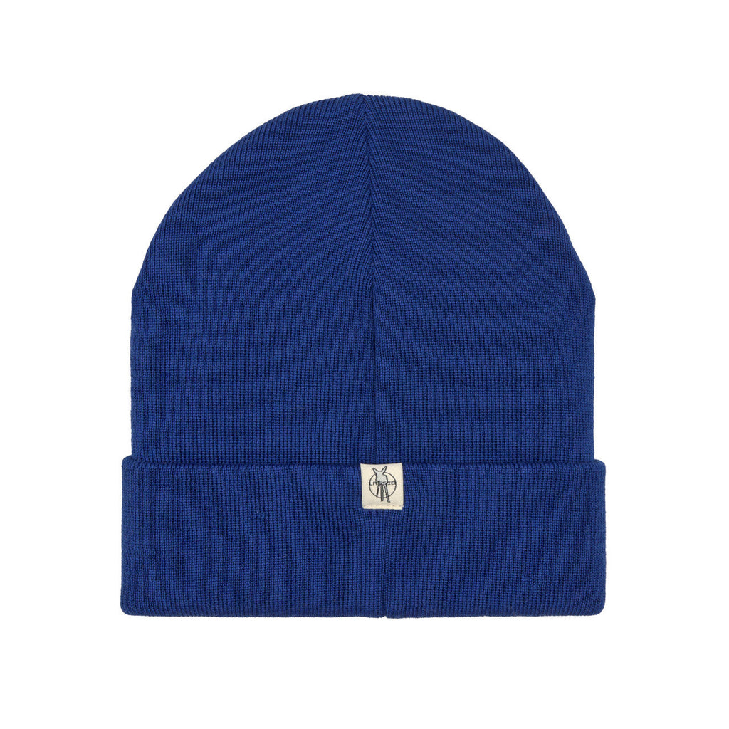 Merino Beanie - Little Gang Smile blaue Mütze (verschiedene