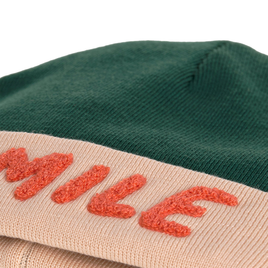 Merino Beanie - Little Gang Smile Beanie ozeangrün/hell