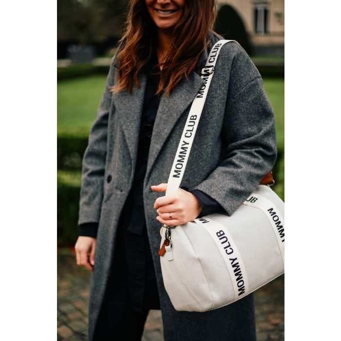 Mommy Club sac à langer - Signature Canvas off white