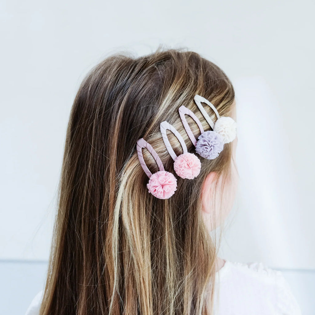 Pinces à cheveux - Tulle Pom pom - Accessoires