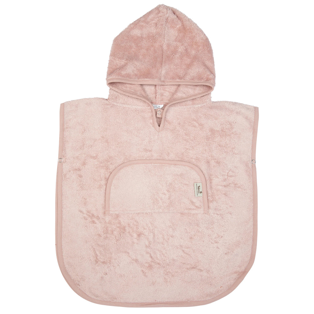 Poncho col V 2-4 ans (divers coloris) - Misty Rose - Poncho