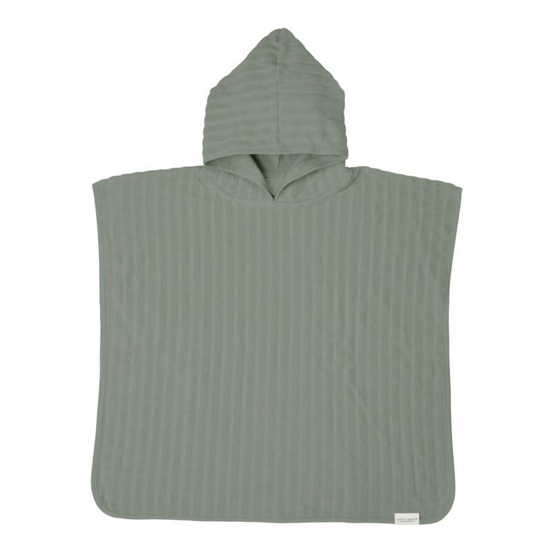 Poncho de plage Jacquard Terry - Dark green - Poncho