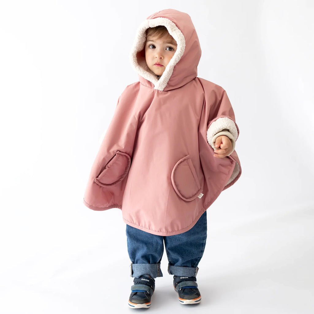 Poncho de voyage 9-36m WATERPROOF + TEDDY (divers coloris)