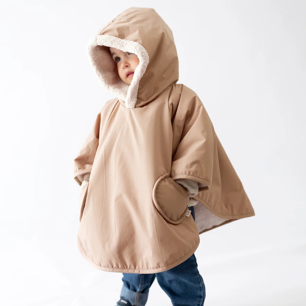 Poncho de voyage 9-36m WATERPROOF + TEDDY (divers coloris)